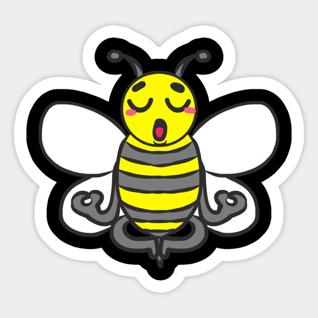 Bumblebee for fat Funny gift bee love for animals Sticker by KK-Royal